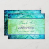 Abstracte Waterverf Beach Hartelijk dank Bedankkaart