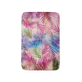 Abstracte Waterverf bladeren allover patroon Badmat (Voorkant Verticaal)