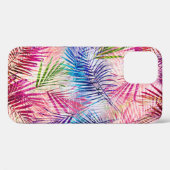 Abstracte Waterverf bladeren allover patroon Case-Mate iPhone Case (Achterkant (horizontaal))