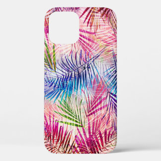 Abstracte Waterverf bladeren allover patroon Case-Mate iPhone Case