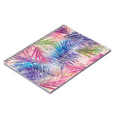 Abstracte Waterverf bladeren allover patroon Notitieboek (Linkerzijde)