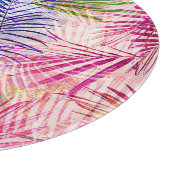 Abstracte Waterverf bladeren allover patroon Snijplank (Hoek)