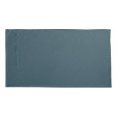 Abstracte Waterverf Blauw Groen Textuurpatroon Kussensloop (Achterkant-Links)