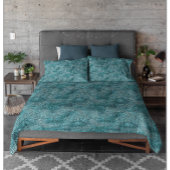 Abstracte Waterverf Blauw Groen Textuurpatroon Kussensloop