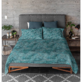 Abstracte Waterverf Blauw Groen Textuurpatroon Kussensloop