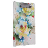 Abstracte waterverf bloemen klembord (Rechts)