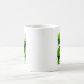 Abstracte waterverf bloemen koffiemok (Center)