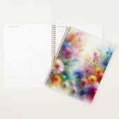 Abstracte Waterverf Bloemenprint Planner (Display)