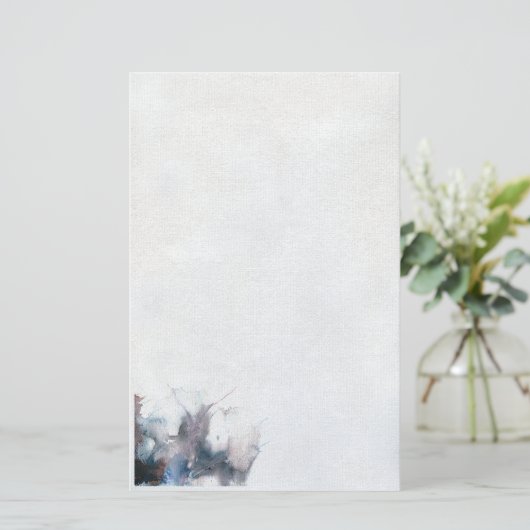 abstracte waterverf briefpapier (Staand voorkant)