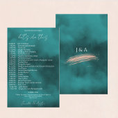 Abstracte Waterverf bruiloft tijdlijn