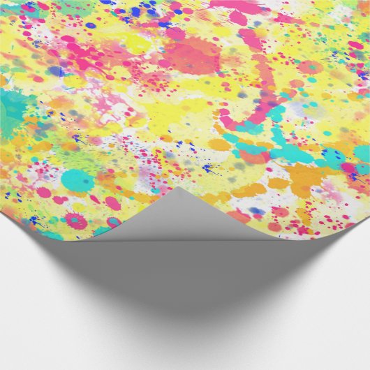 Abstracte waterverf cadeaupapier (Hoek)