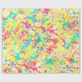 Abstracte waterverf cadeaupapier (Vlak)