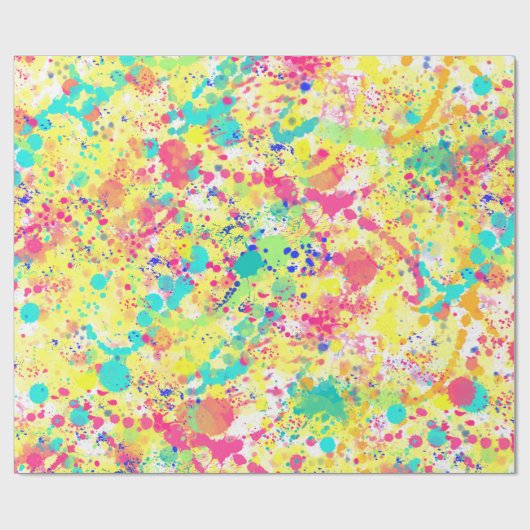 Abstracte waterverf cadeaupapier (Vlak)