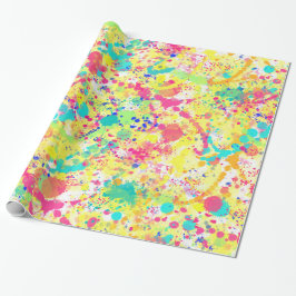 Abstracte waterverf cadeaupapier