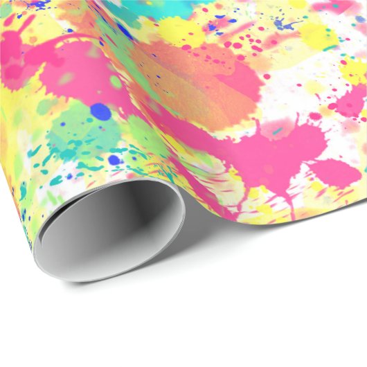 Abstracte waterverf cadeaupapier (Rol Hoek)