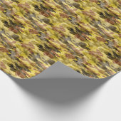 Abstracte Waterverf: Camouflage Tie Dye Cadeaupapier (Hoek)