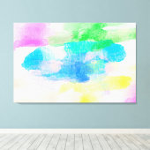 Abstracte Waterverf Canvas Afdruk (Insitu (Houten vloer))