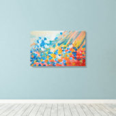 Abstracte Waterverf Canvas Afdruk (Insitu (Houten vloer))