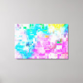 Abstracte Waterverf Canvas Afdruk (Voorkant)