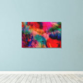 Abstracte Waterverf Canvas Afdruk (Insitu (Houten vloer))