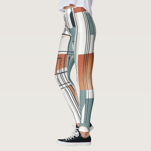 Abstracte Waterverf cirkels Leggings (Links)