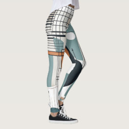 Abstracte Waterverf cirkels Leggings