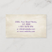 Abstracte Waterverf cirkels Visitekaartje (Achterkant)