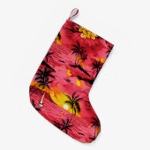 Abstracte Waterverf: Creative Print Design. Kleine Kerstsok (Voorkant (Hangend))