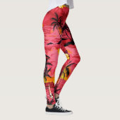 Abstracte Waterverf: Creative Print Design. Leggings (Rechts)