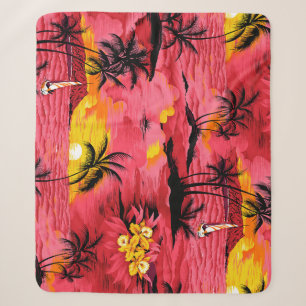 Abstracte Waterverf: Creative Print Design. Sherpa Deken