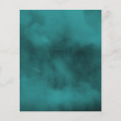 Abstracte Waterverf De datum opslaan Flyer (Achterkant)