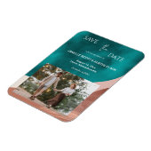 Abstracte Waterverf De datum opslaan Magneet (Linkerzijde)