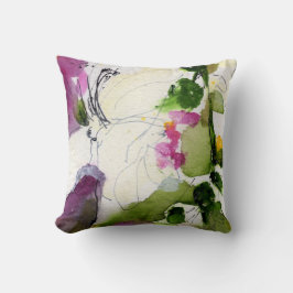 Abstracte Waterverf Design Mix en Match Sides Kussen