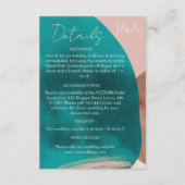 ABSTRACTE WATERVERF Details Behuizing Kaart (Voorkant)