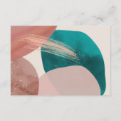 ABSTRACTE WATERVERF Details Behuizing Kaart (Achterkant)