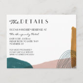 Abstracte Waterverf Details behuizing Kaart (Voorkant)