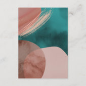 ABSTRACTE WATERVERF die goed Behuizing Kaart wenst (Achterkant)