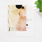 Abstracte Waterverf die juwelen tentoonspreidt Visitekaartje (Bureau)