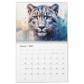 Abstracte Waterverf dieren Kalender (Jan 2027)
