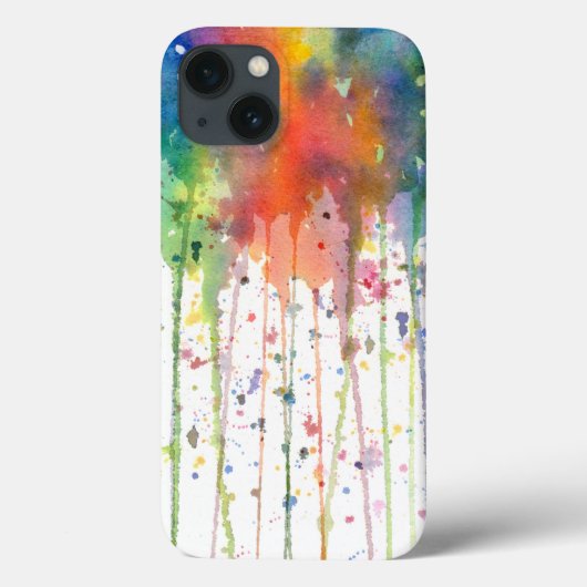 Abstracte Waterverf Drippy Art Case-Mate iPhone Case (Achterkant)