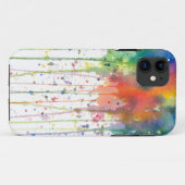 Abstracte waterverf druppelkunst Case-Mate iPhone case (Achterkant (horizontaal))