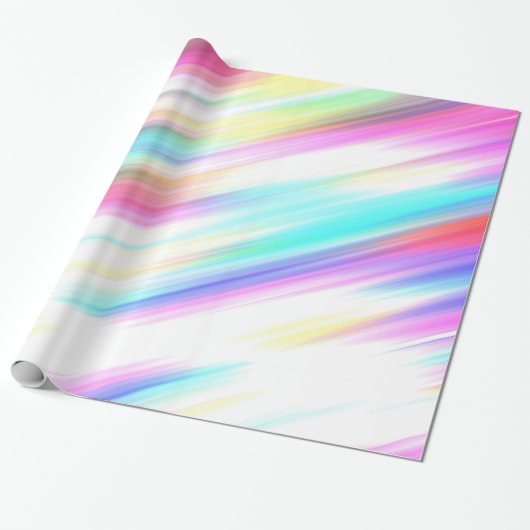 Abstracte Waterverf Elegant hand geschilderd Cadeaupapier (Uitgerold)