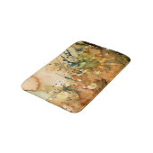 Abstracte waterverf en oude achtergrond badmat (Gekanteld)