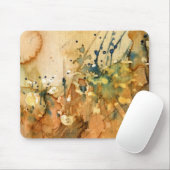 Abstracte waterverf en oude achtergrond muismat (Met muis)