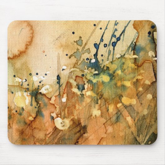 Abstracte waterverf en oude achtergrond muismat (Voorkant)