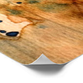 Abstracte waterverf en oude achtergrond poster (Hoek)