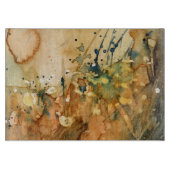 Abstracte waterverf en oude achtergrond snijplank (Voorkant)