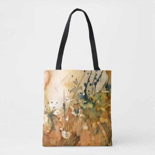 Abstracte waterverf en oude achtergrond tote bag (Voorkant)
