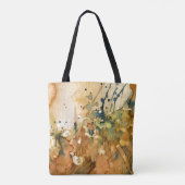 Abstracte waterverf en oude achtergrond tote bag (Achterkant)