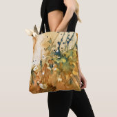 Abstracte waterverf en oude achtergrond tote bag (Dichtbij)